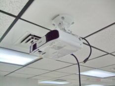 Epson EX5260 LCD Projector w/ Elite Screens Retractable Screen