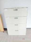 (3) 4-Drawer Lateral Filing Cabinets