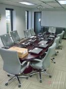 Conference Room Table & Assorted Office Furniture