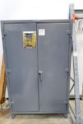 Strong Hold Steel Cabinet w/ Contents