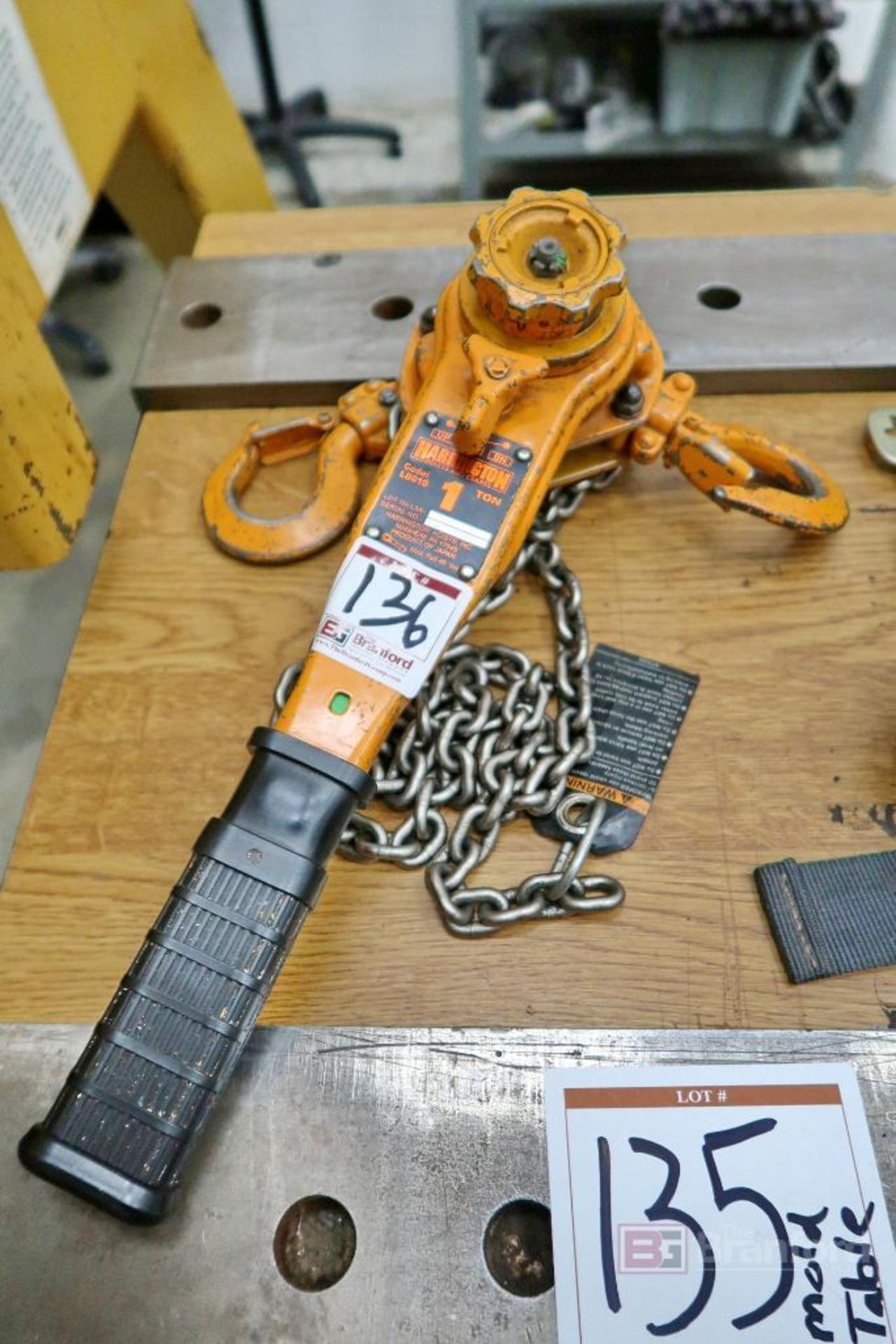 Harrington Manual 1-Ton Hoist Model 563