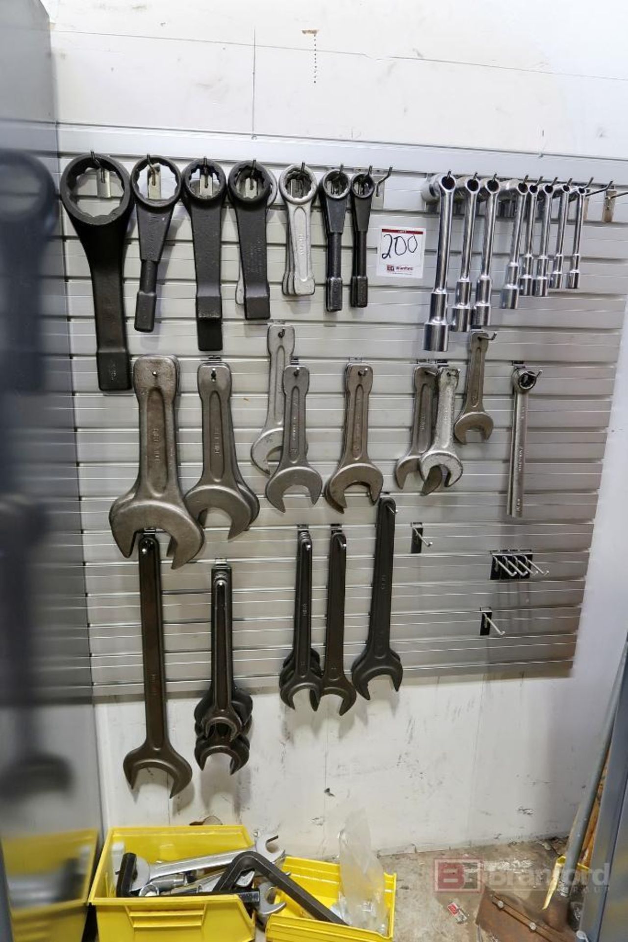 Assorted Large Tools w/ Hanging Organizer