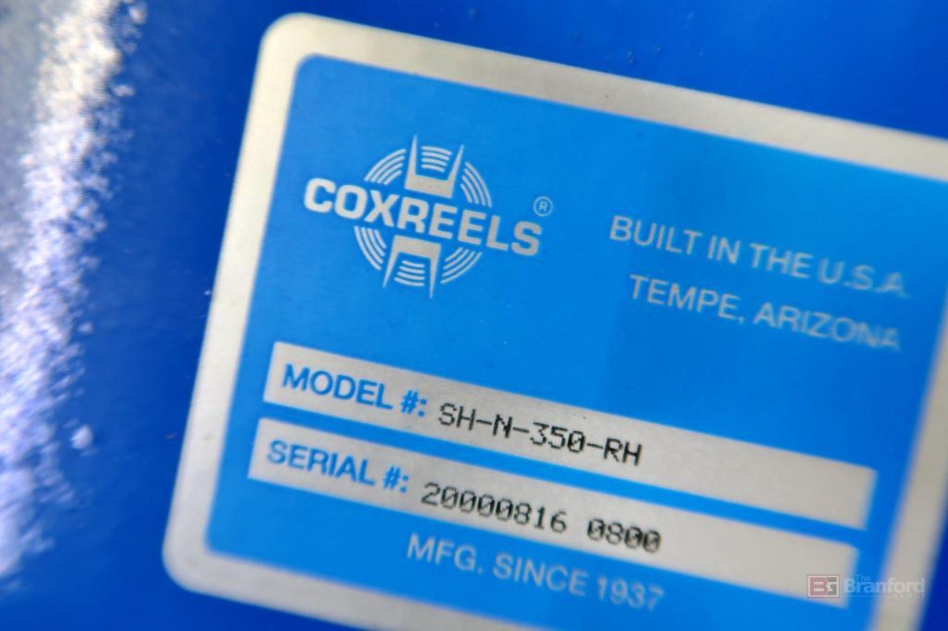 Coxreels Air Hose Reel Model SH-N-350-RH - Image 2 of 2