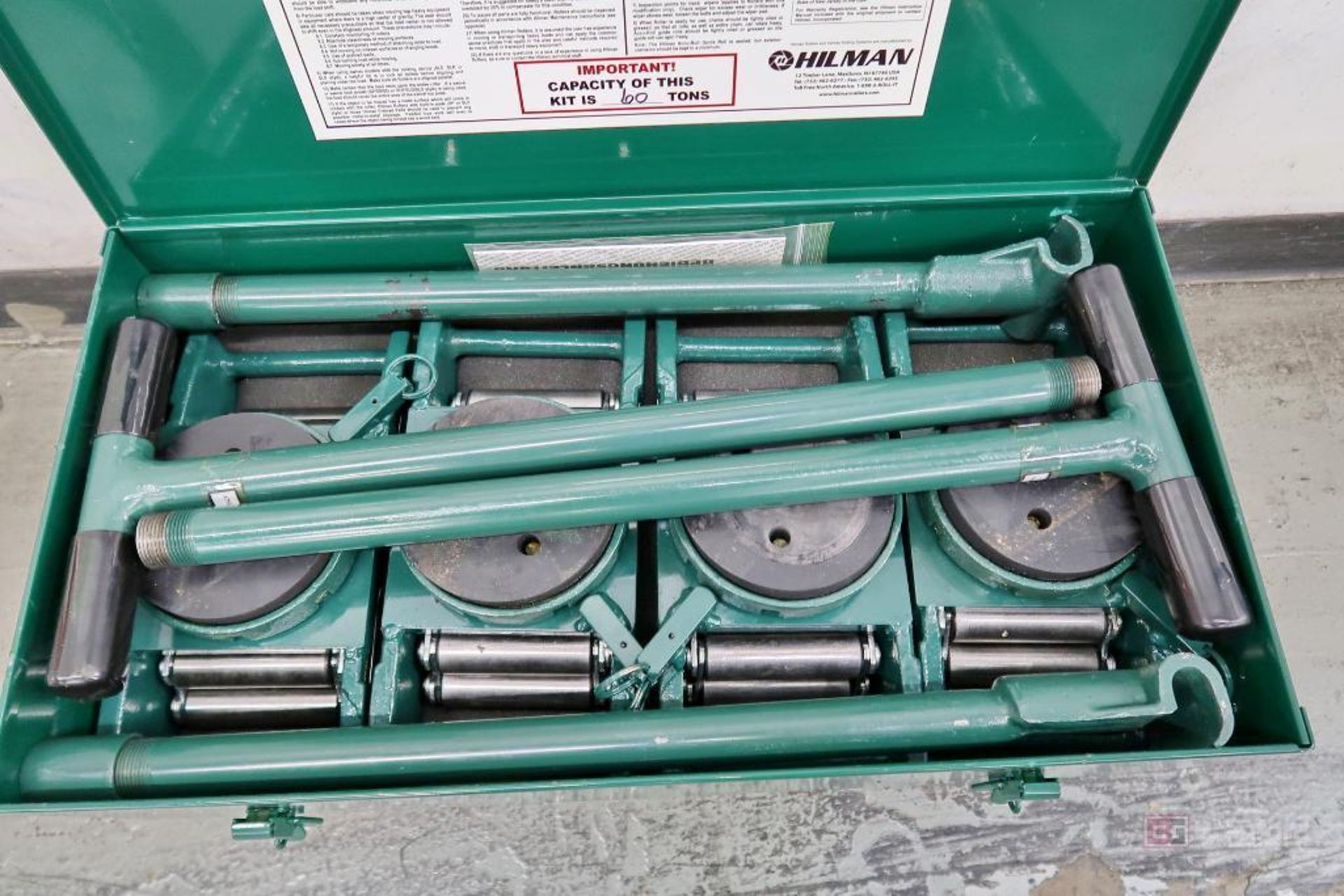 Hilman 60-Ton Machine Rigging Skates