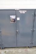 Strong Hold Steel Cabinet w/ Contents