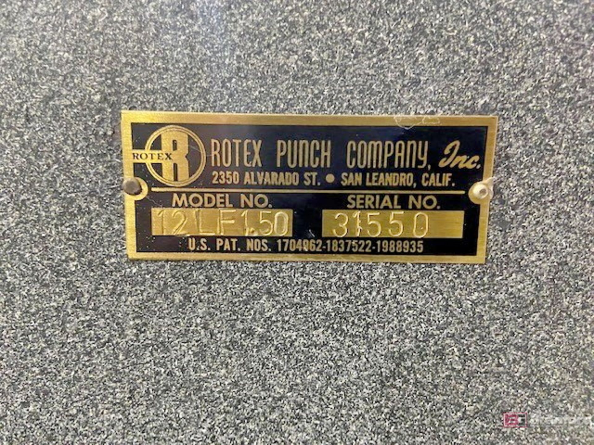 Rotex Punch Co Turret Punch - Image 5 of 6