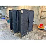 Lot of (5) Portable Partitions Privacy Screens