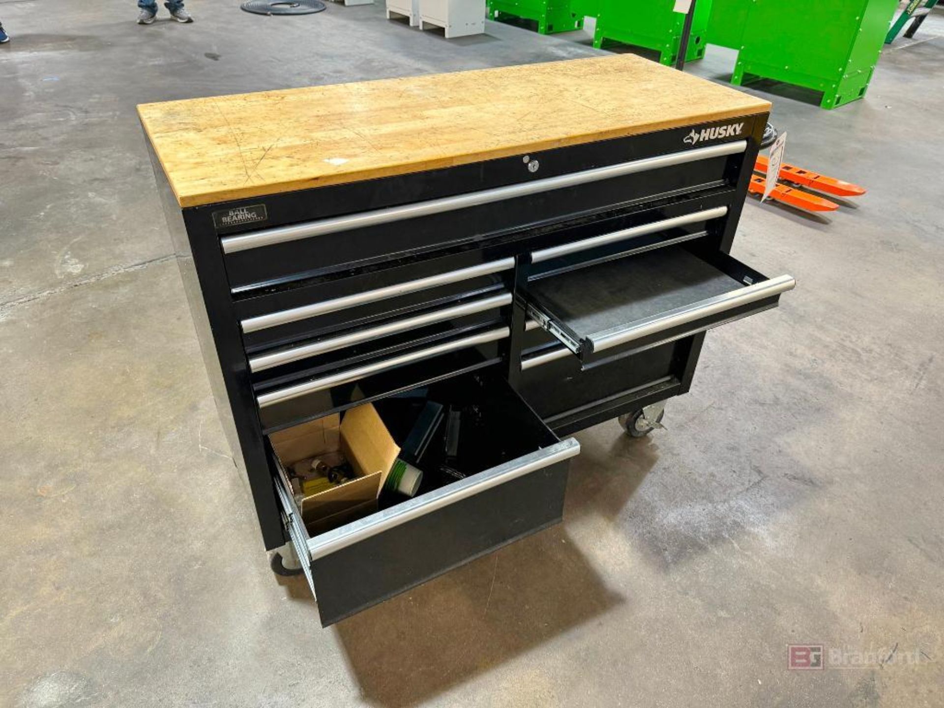 Husky Black Toolbox w/ Contents - Image 4 of 4