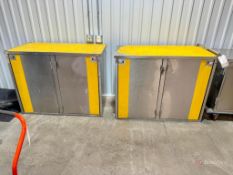 Lot of (2) Metal Storage Cabinets