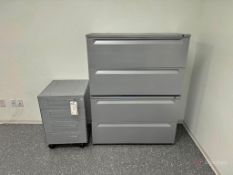 Lot of (3) Metal Storage Cabinets