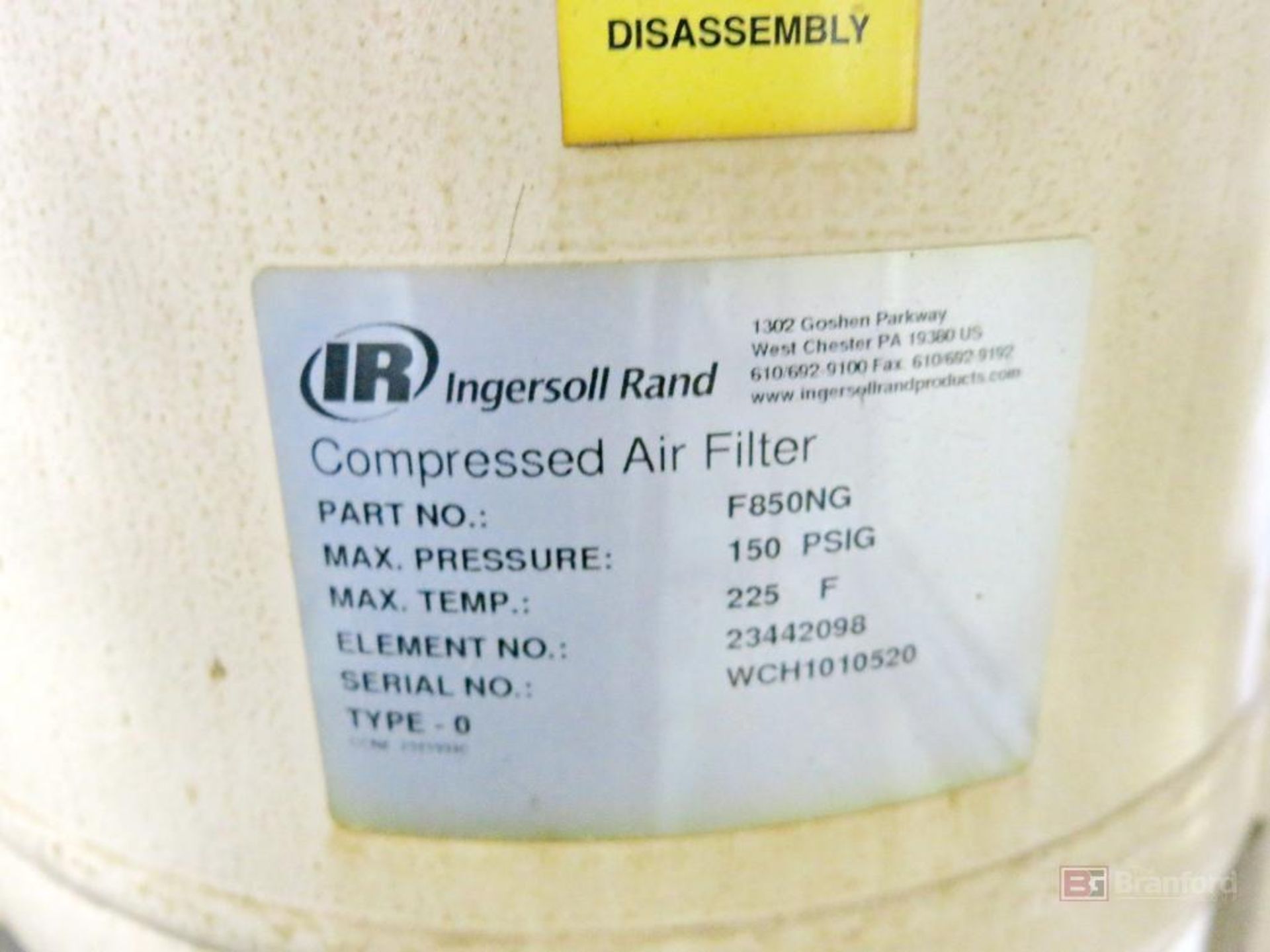 Ingersoll Rand Compressed Air Filter - Image 2 of 2