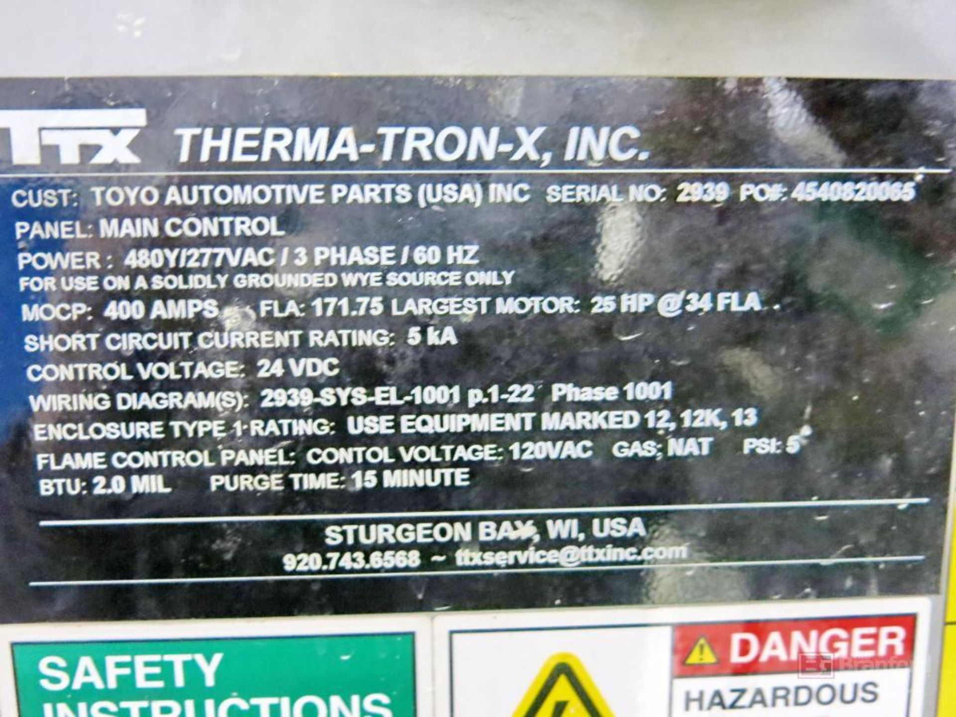 Therma-Tron-X (TTX) Electrostatic Coating System (E-Coat Line) - Image 14 of 37