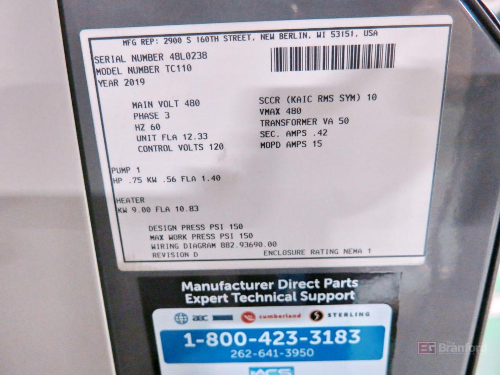 Sterling Model TC110 Water Temperature Controller - Image 2 of 2