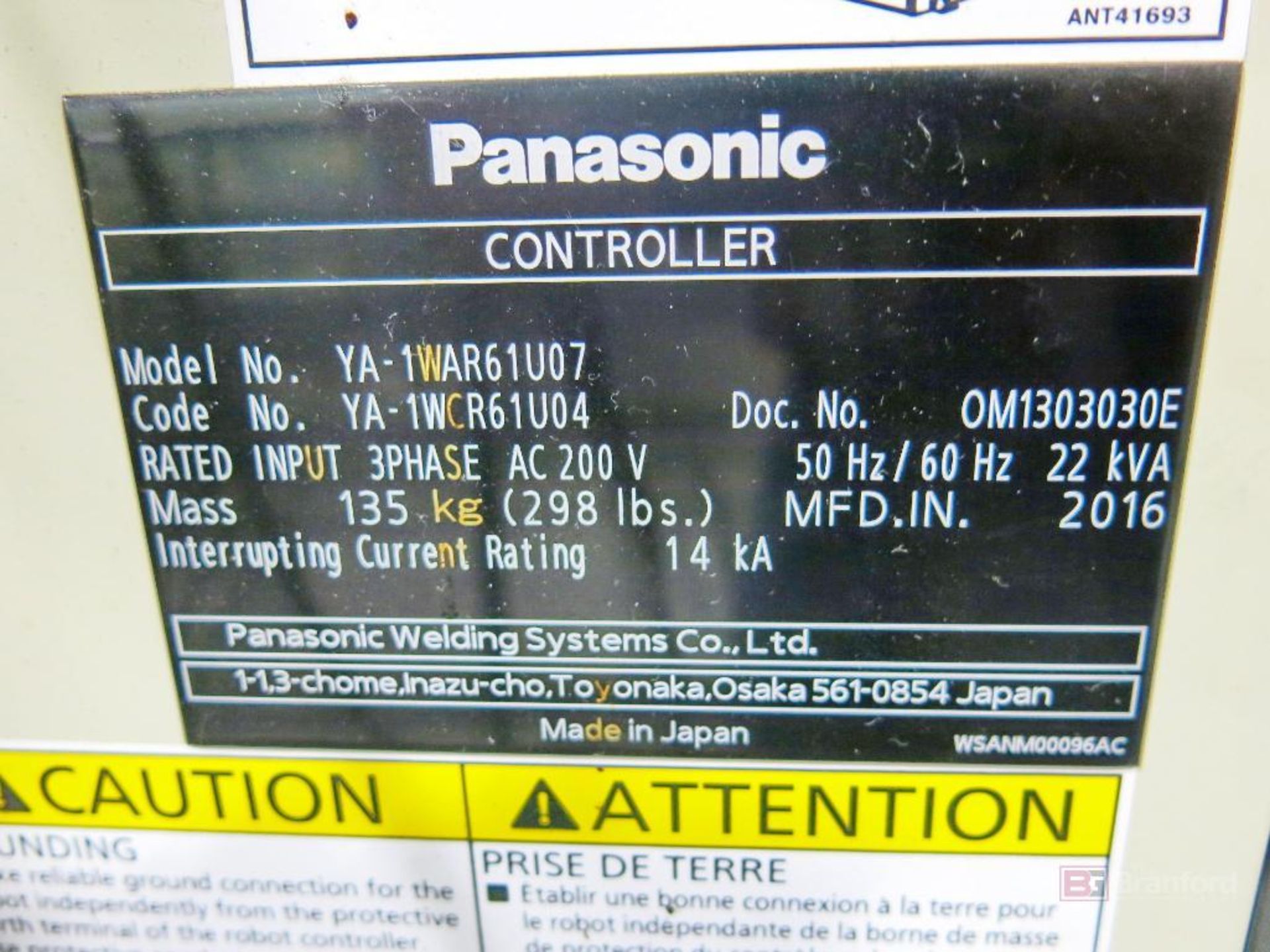 Panasonic Model TM-1400WGIII Robotic Welder - Image 8 of 8