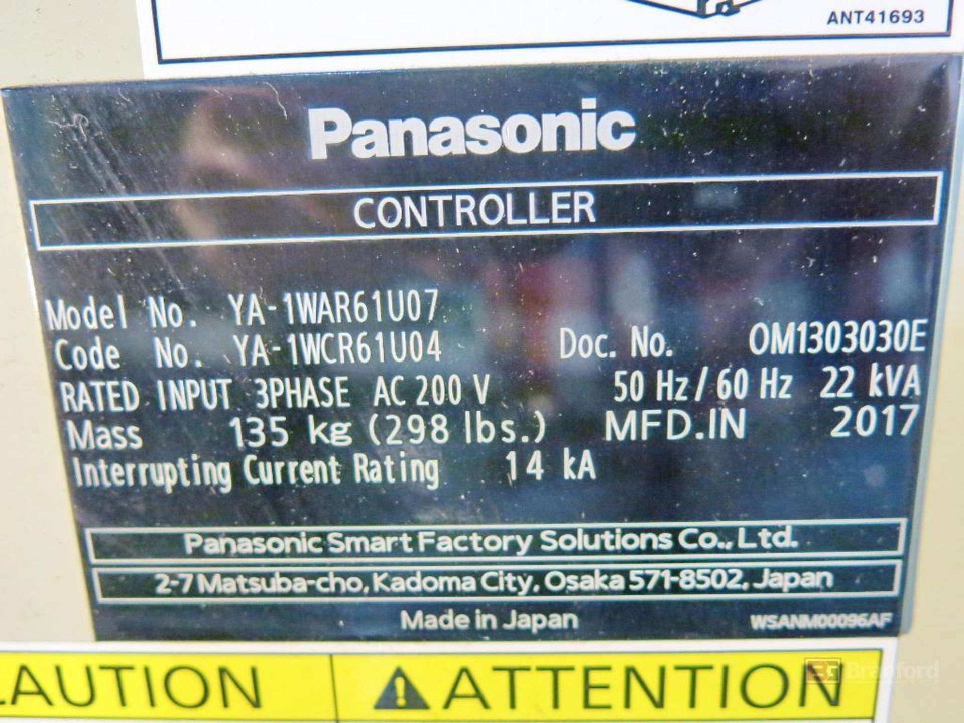 Panasonic Model TM-1400WGIII Robotic Welder - Image 7 of 8