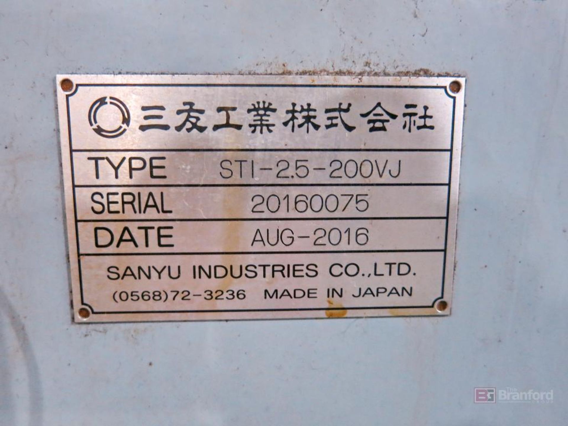 Sanyu 2.5L Vertical Rubber Injection Molding Machine - Image 6 of 6