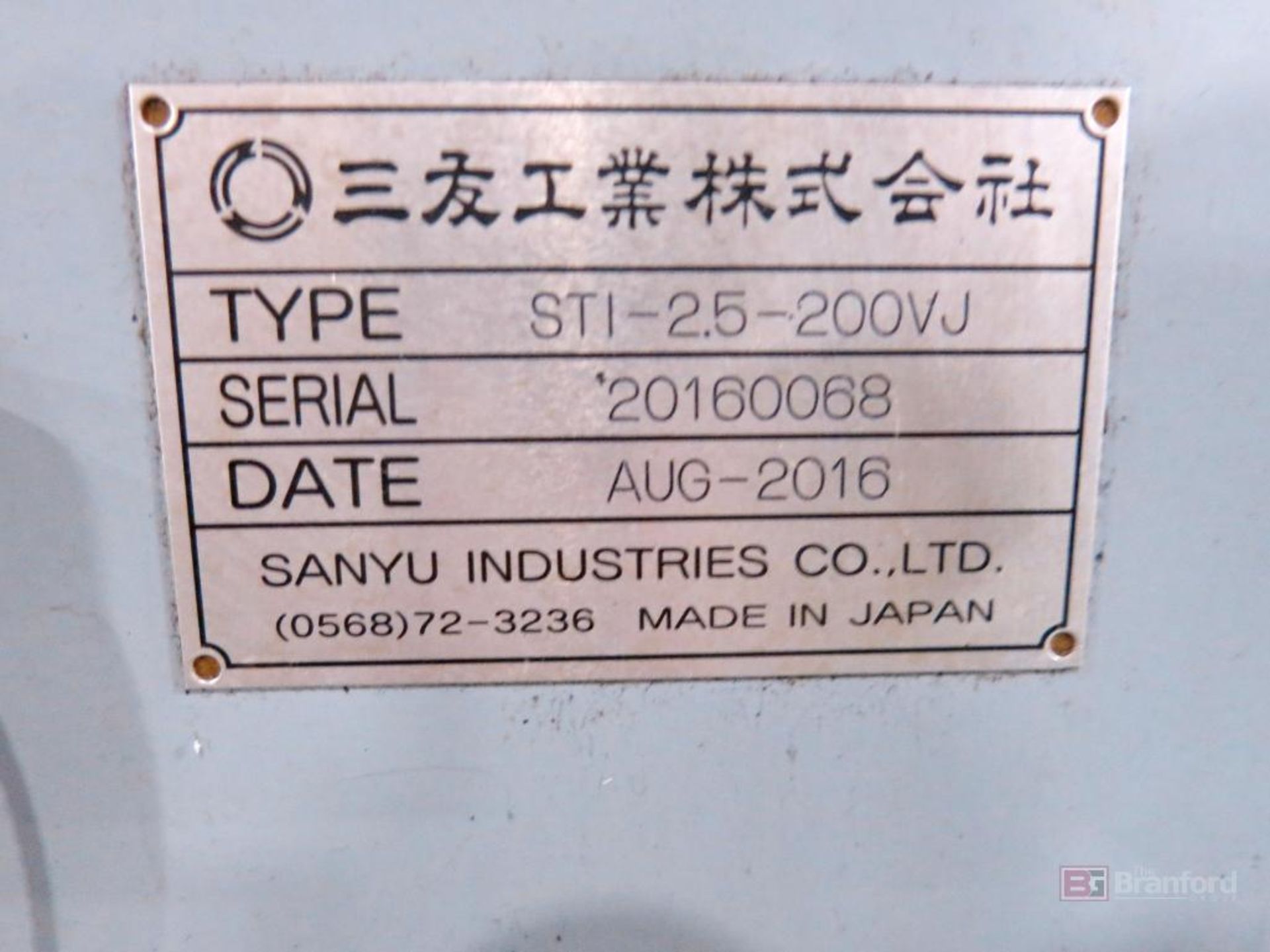 Sanyu 2.5L Vertical Rubber Injection Molding Machine - Image 6 of 6