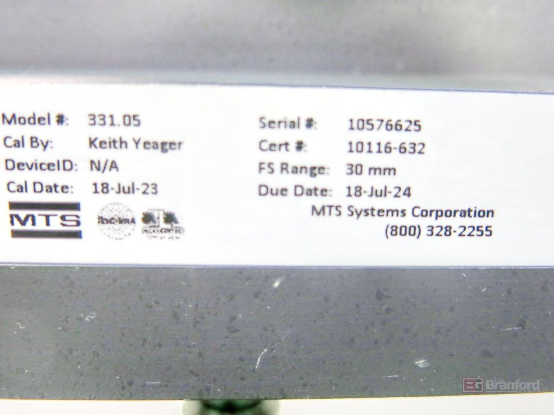 MTS Model 831.50 Tensile Testing System - Image 10 of 11