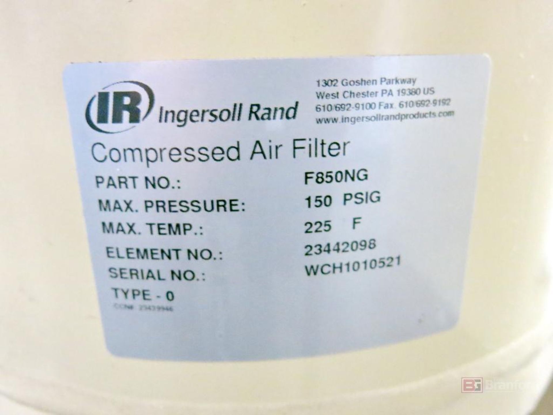 Ingersoll Rand Compressed Air Filter - Image 2 of 2