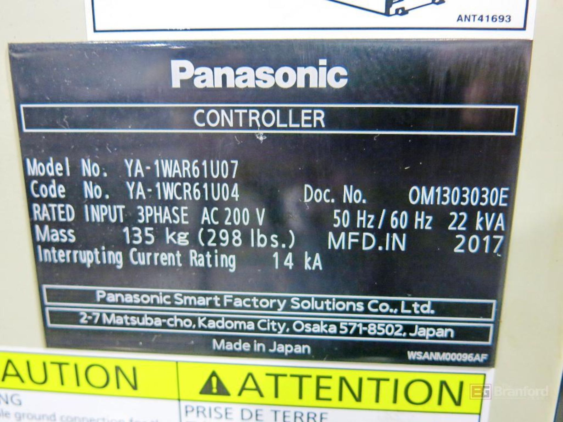 Panasonic Model TM-1400WGIII Robotic Welder - Bild 7 aus 8