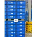 (10) Pallets of Heavy Duty Plastic 24 x 14 x 9 Parts Bins