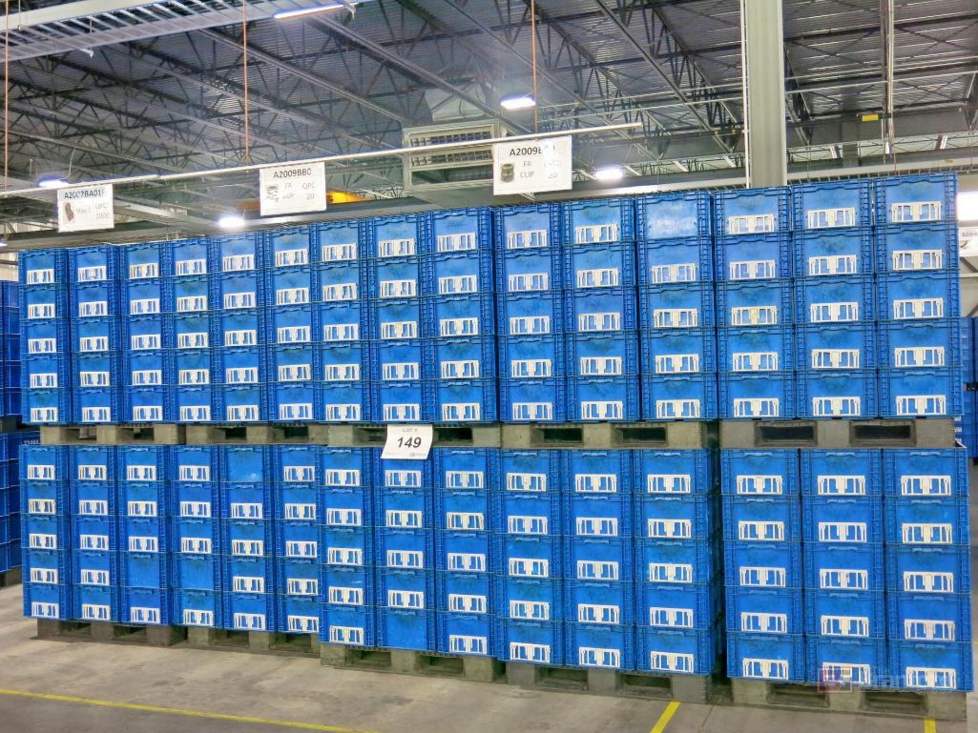 (10) Pallets of Heavy Duty Plastic 24 x 14 x 9 Parts Bins - Image 2 of 2