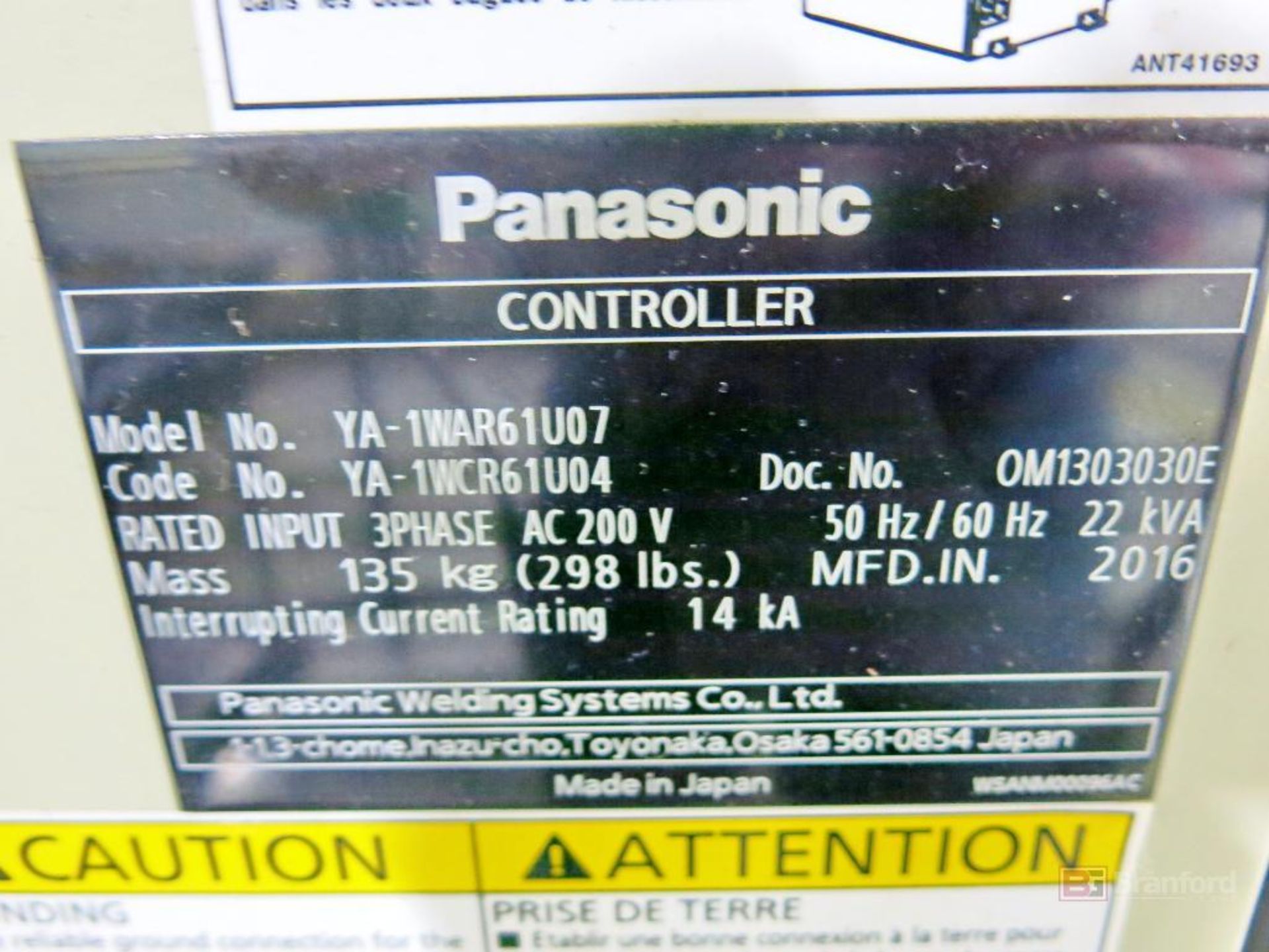 Panasonic Model TM-1400WGIII Robotic Welder - Image 7 of 7