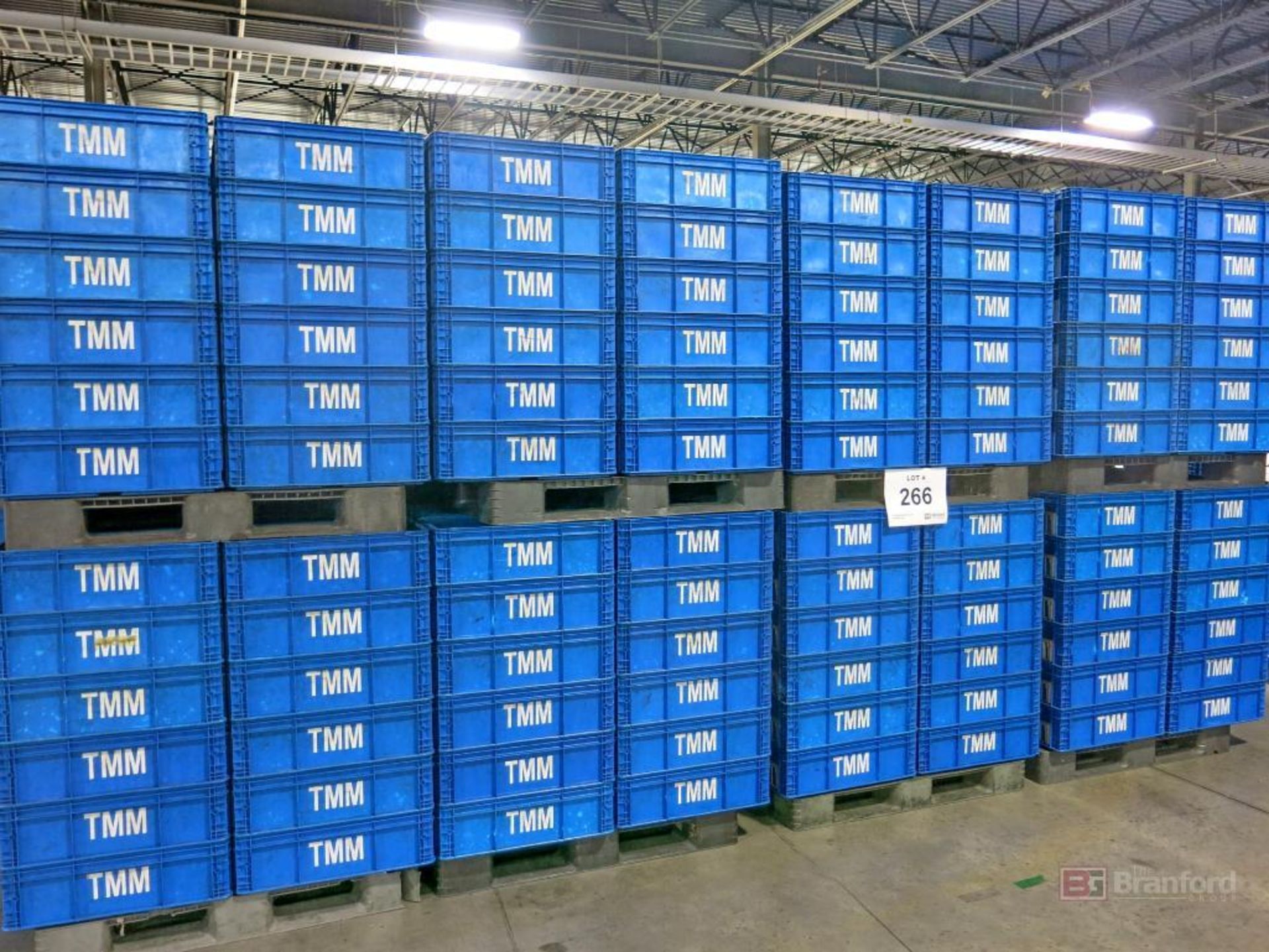 Lot of (288) Plastic Totes on (10) Pallets - Image 2 of 2