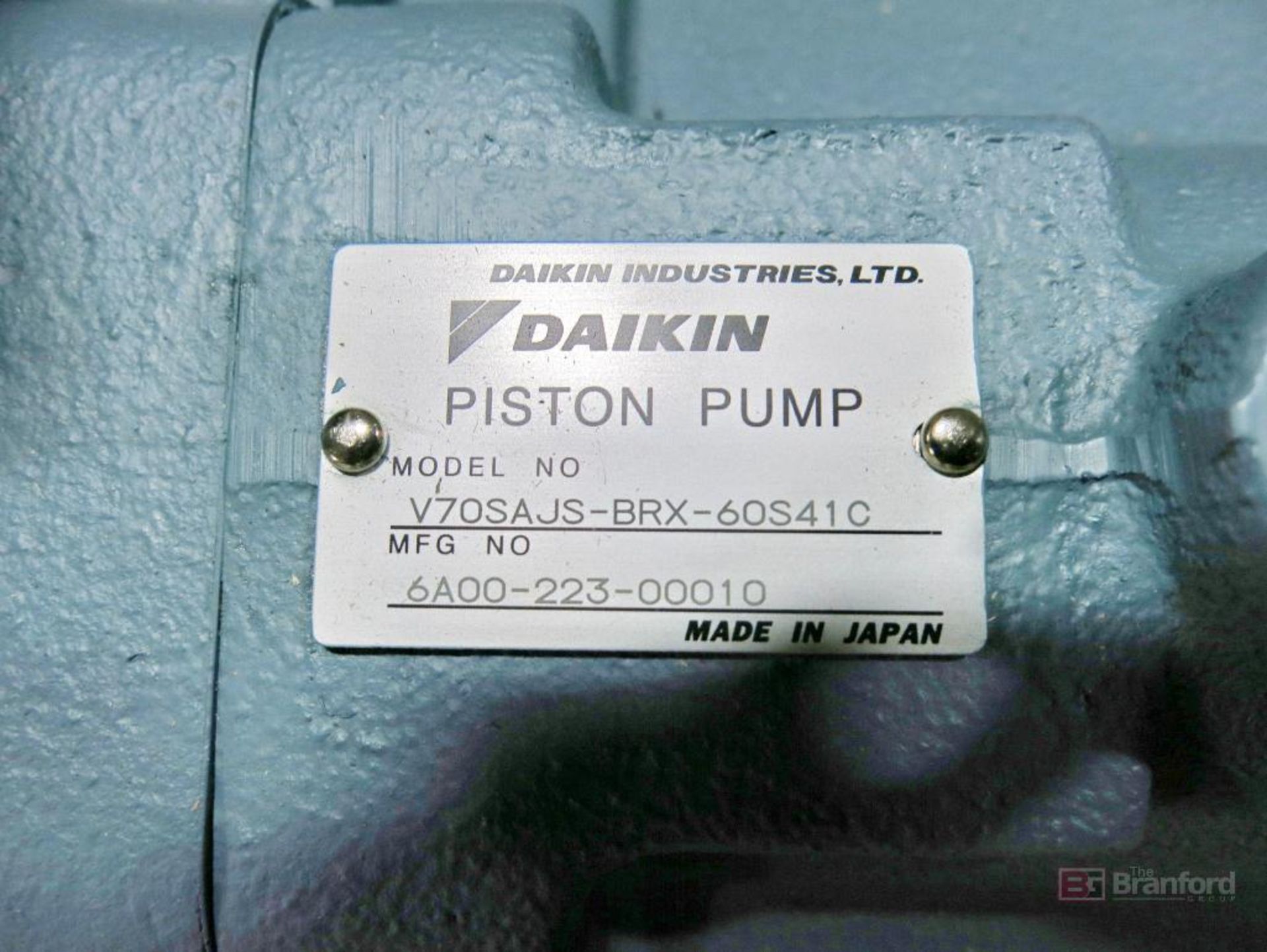 Daikin Model V70SAJS-BRX-60S41C Hydraulic Pump - Image 2 of 2