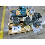 Lot of (4) Hydraulic Gear Pumps, (2) Electric Motors