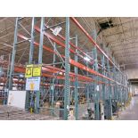 (16) Sections of Tear Drop Style Pallet Racking