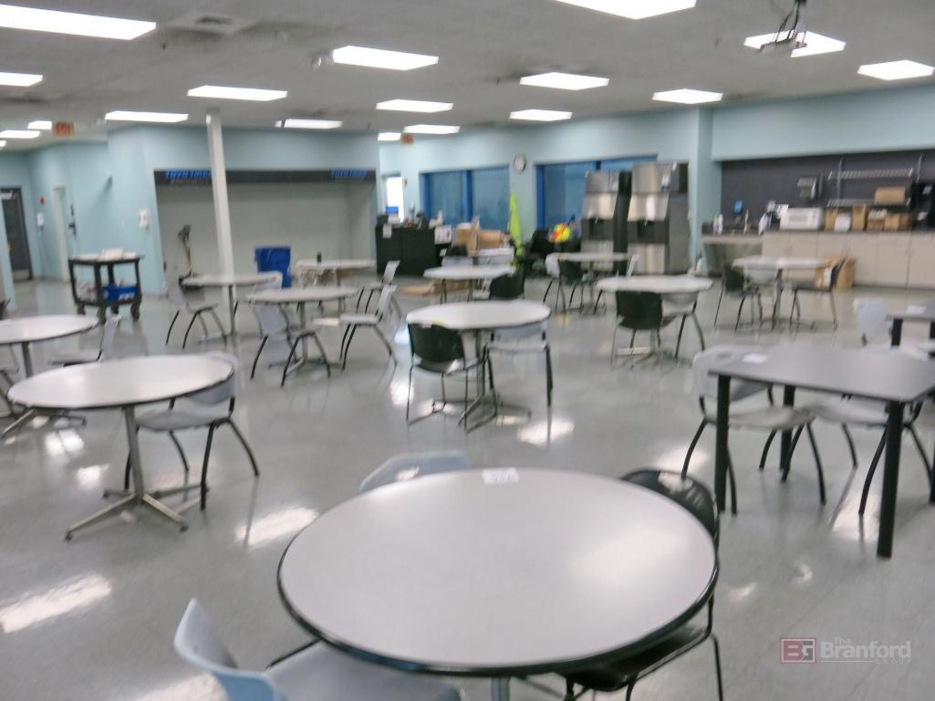 Lot of Approx. (20) Cafeteria Style Tables w/ Associated Chairs - Image 5 of 5
