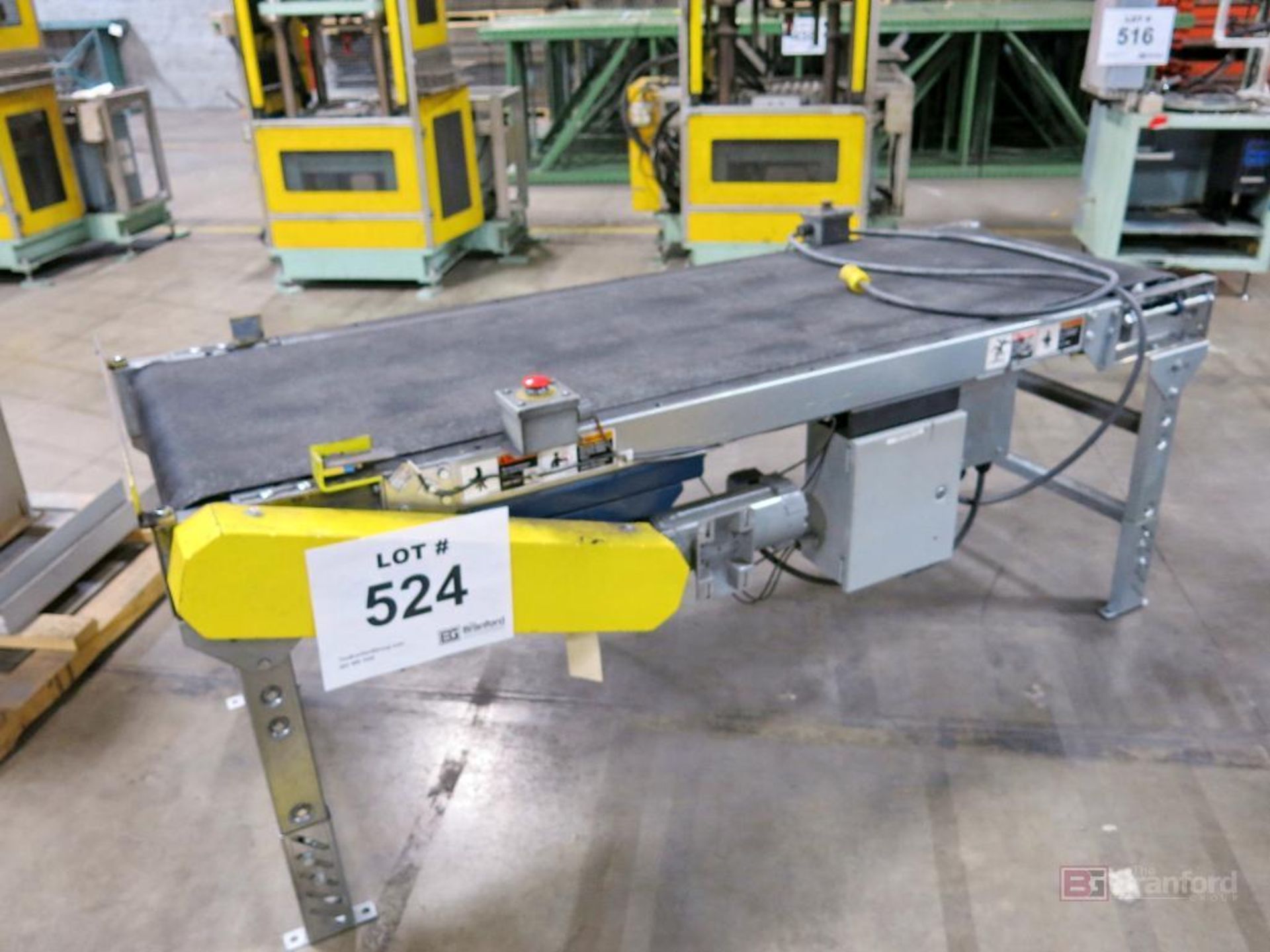 Lot of (2) 24" x 80" Belt Conveyors - Image 3 of 3