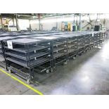 Creform Custom Made Tugger Receiving Pneumatic Lifting Work in Progress Multi Shelf Carts