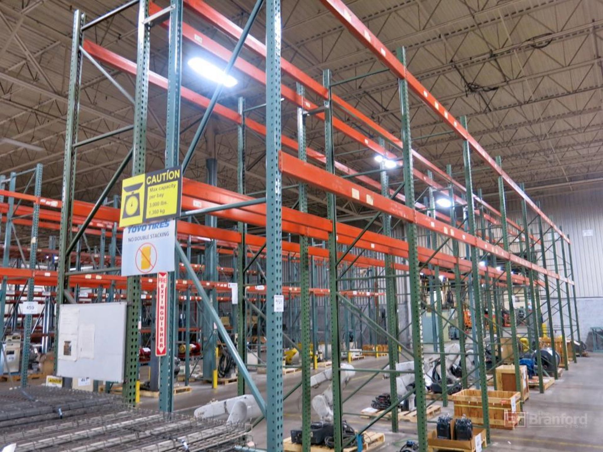 (16) Sections of Tear Drop Style Pallet Racking - Image 2 of 3