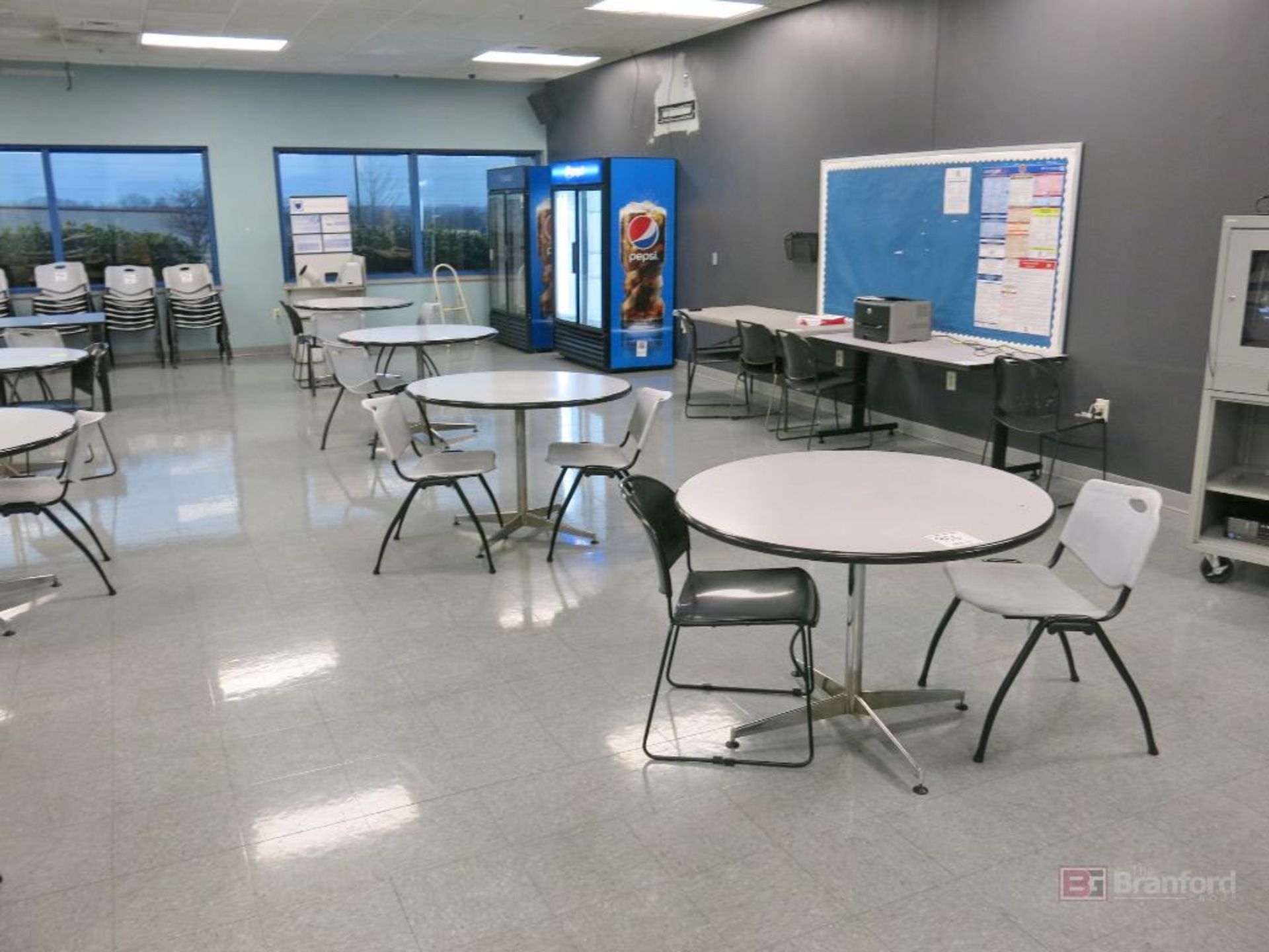 Lot of Approx. (20) Cafeteria Style Tables w/ Associated Chairs - Image 3 of 5
