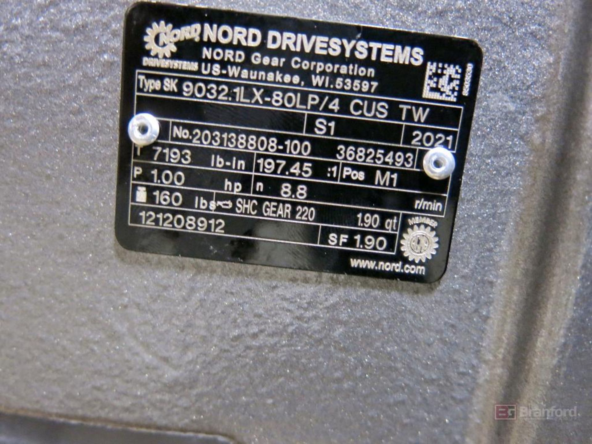Nord Inverter Motor/Gear Motor - Image 2 of 3