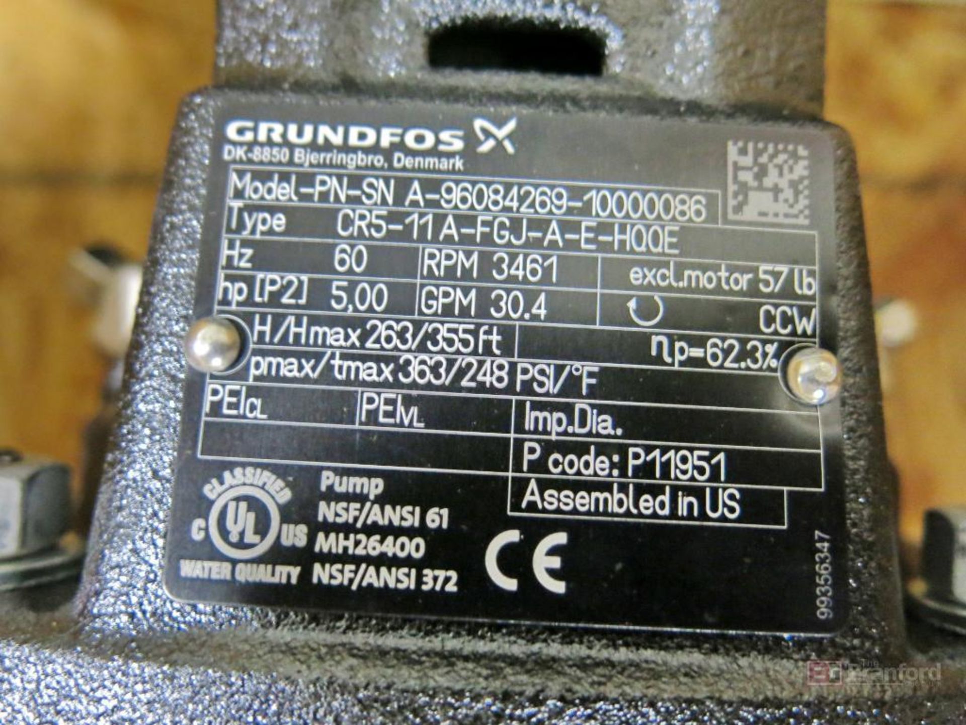 Grundfos 5-HP Pump - Image 2 of 2