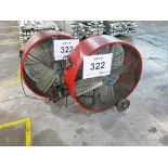 Lot of (2) Floor Mount Shop Fans