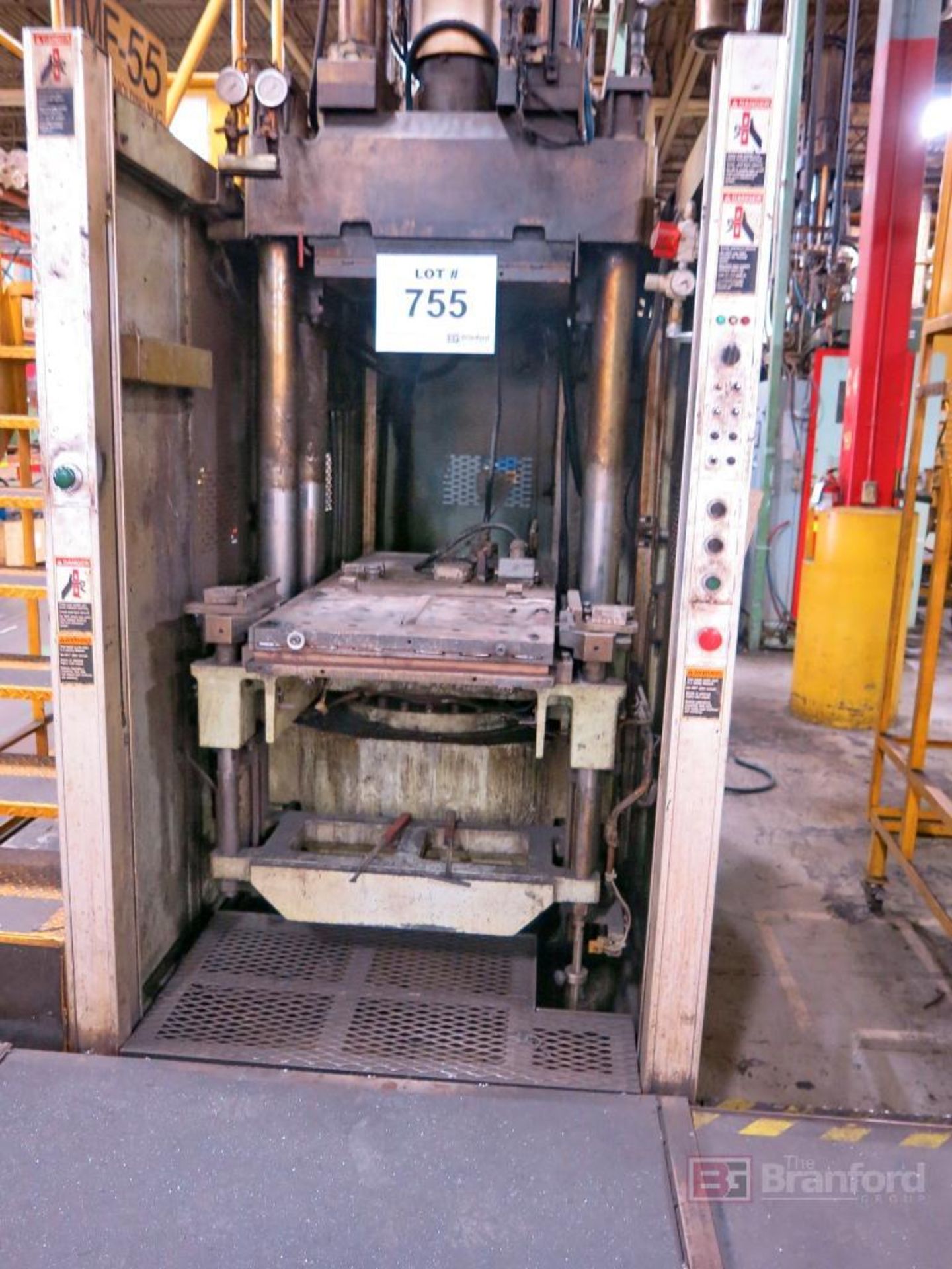 Sanyu Model STI-1.6-220VG3 1.6l Vertical Rubber Injection Mold Machine - Image 3 of 5