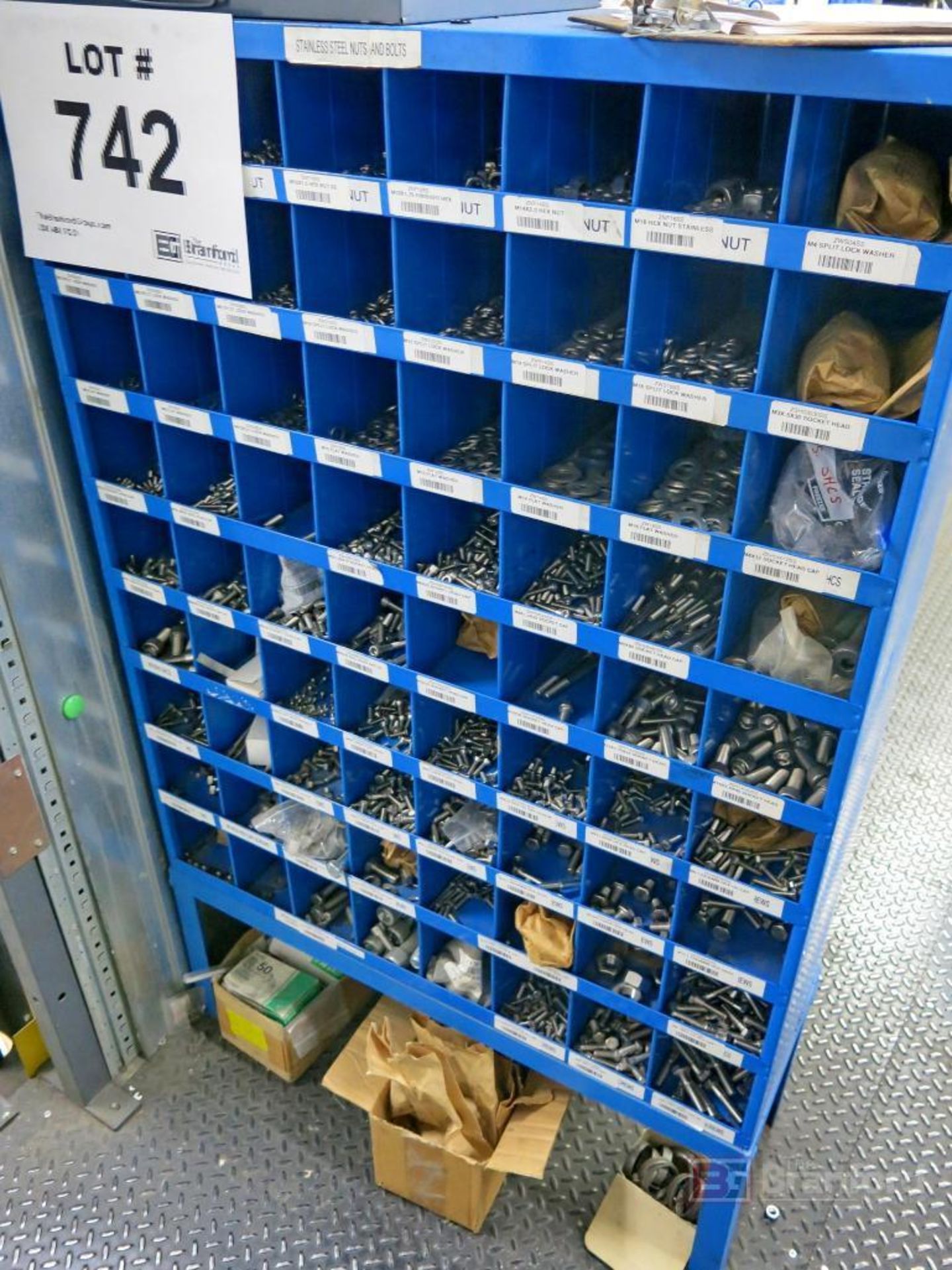 (2) Fastenal Multidrawer Small Parts Bins w/ Contents