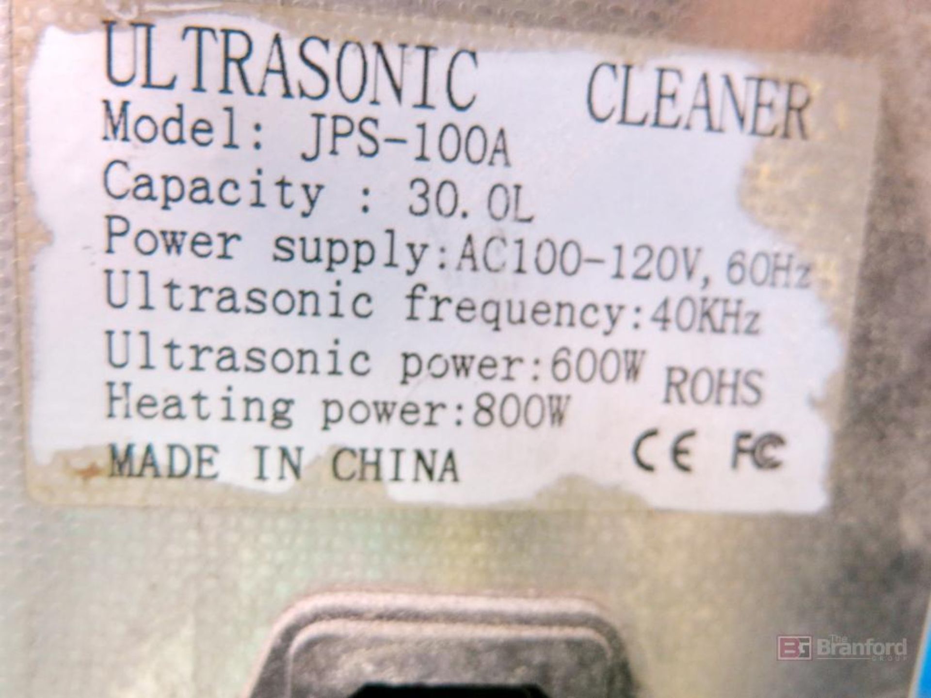 Vevor Digital Ultrasonic Cleaner, Model JPS-100A - Image 2 of 2