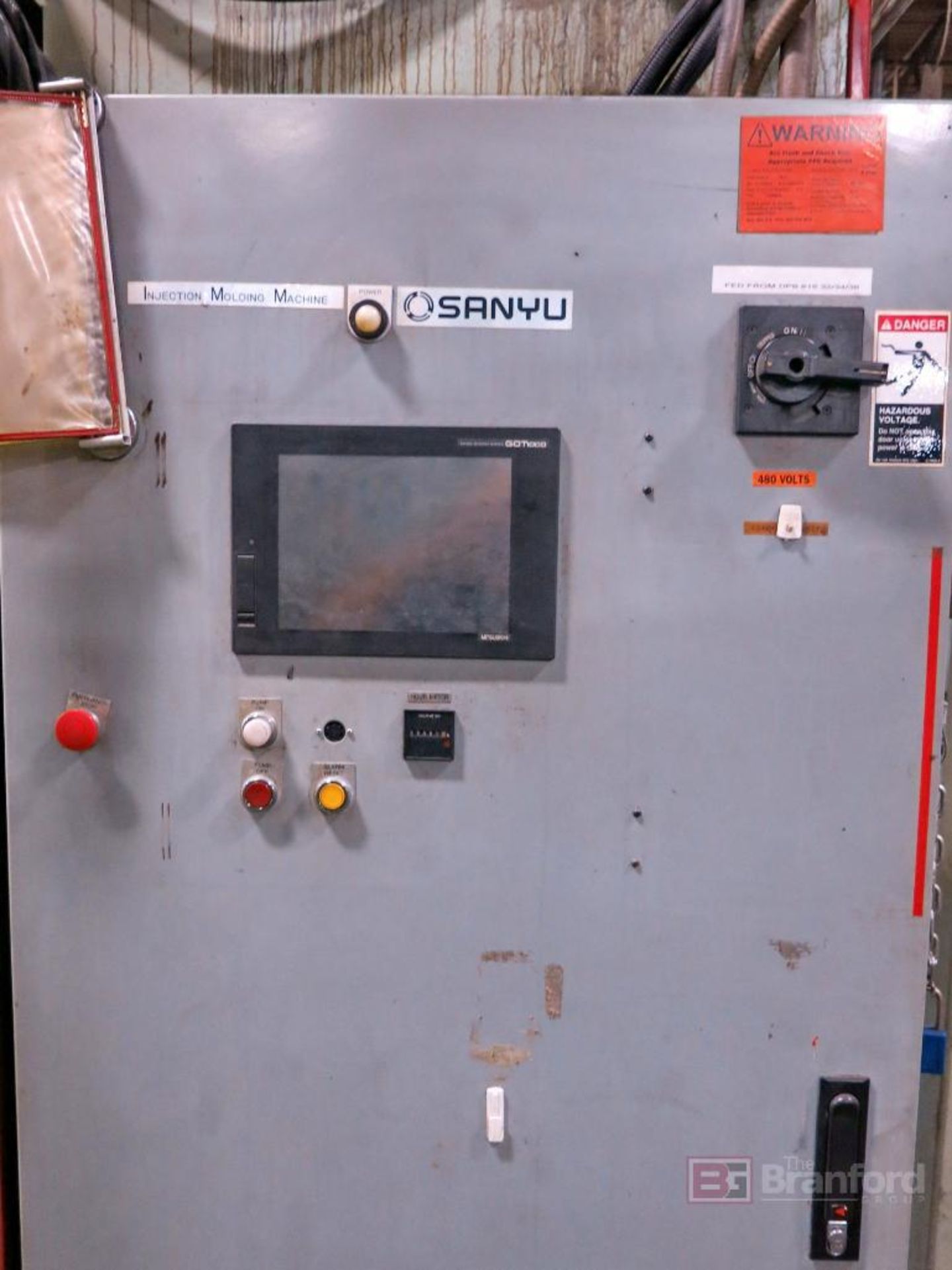 Sanyu Model STI-1.6-220VG3 1.6l Vertical Rubber Injection Mold Machine - Image 3 of 4