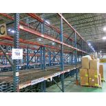 (20) Sections of Tear Drop Style Pallet Racking