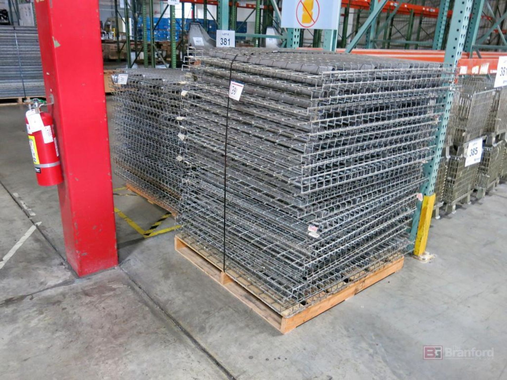 (18) Sections of Tear Drop Style Pallet Racking - Image 2 of 4