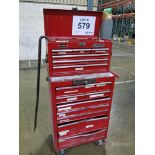 9-Drawer Roll About Mechanics Tool Box w/ Contents