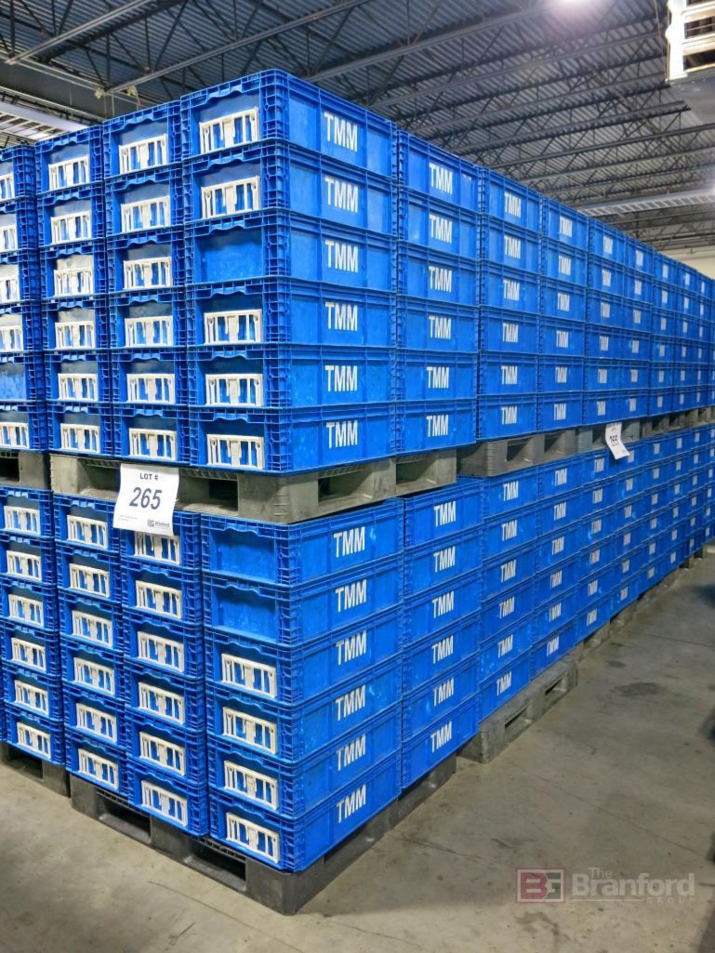 Lot of (360) Plastic Totes on (10) Pallets