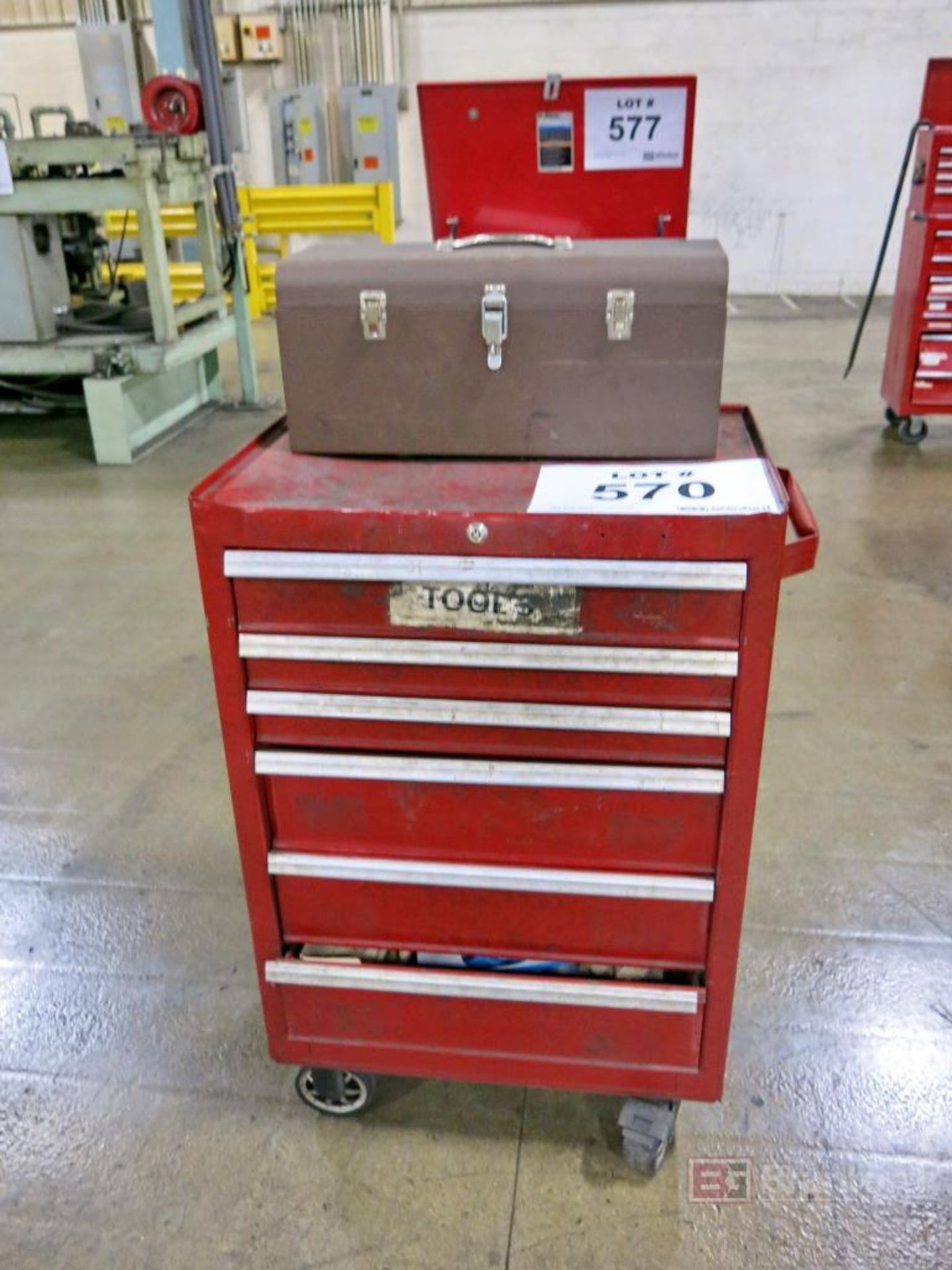 6-Drawer Roll About Mechanics Tool Box w/ Contents