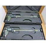 Lot of (2) Mitutoyo Absolute Digimatic 8" Calipers