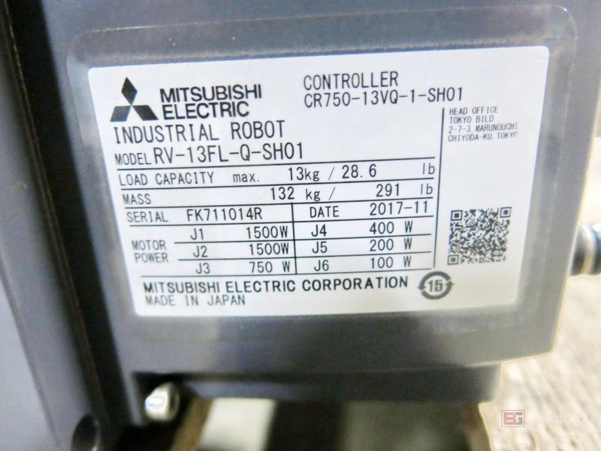 Mitsubishi Model MELFA RV-13FLQ Robot - Image 3 of 4